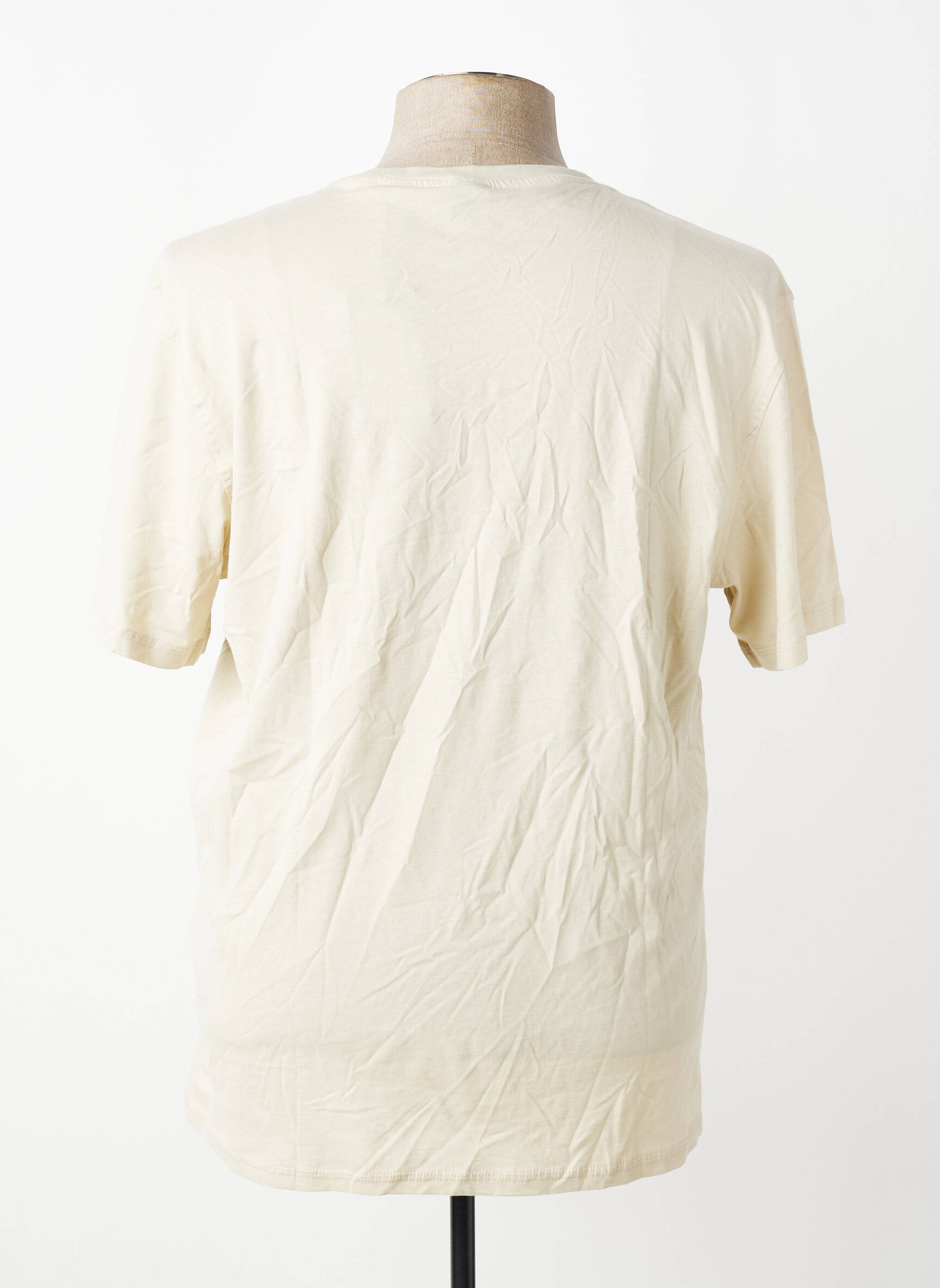 T-shirt coupe droite manches courtes beige ONLY&SONS homme