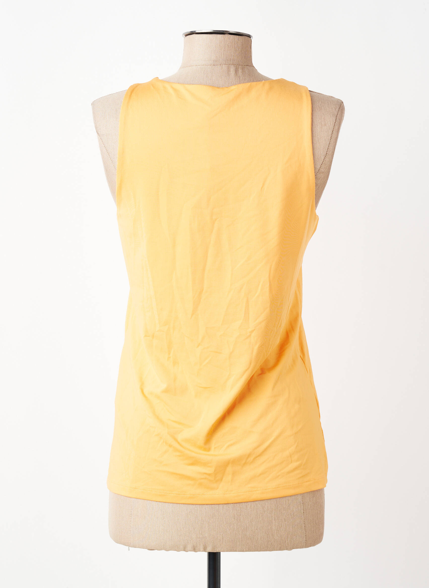 Débardeur col rond orange VERO MODA femme