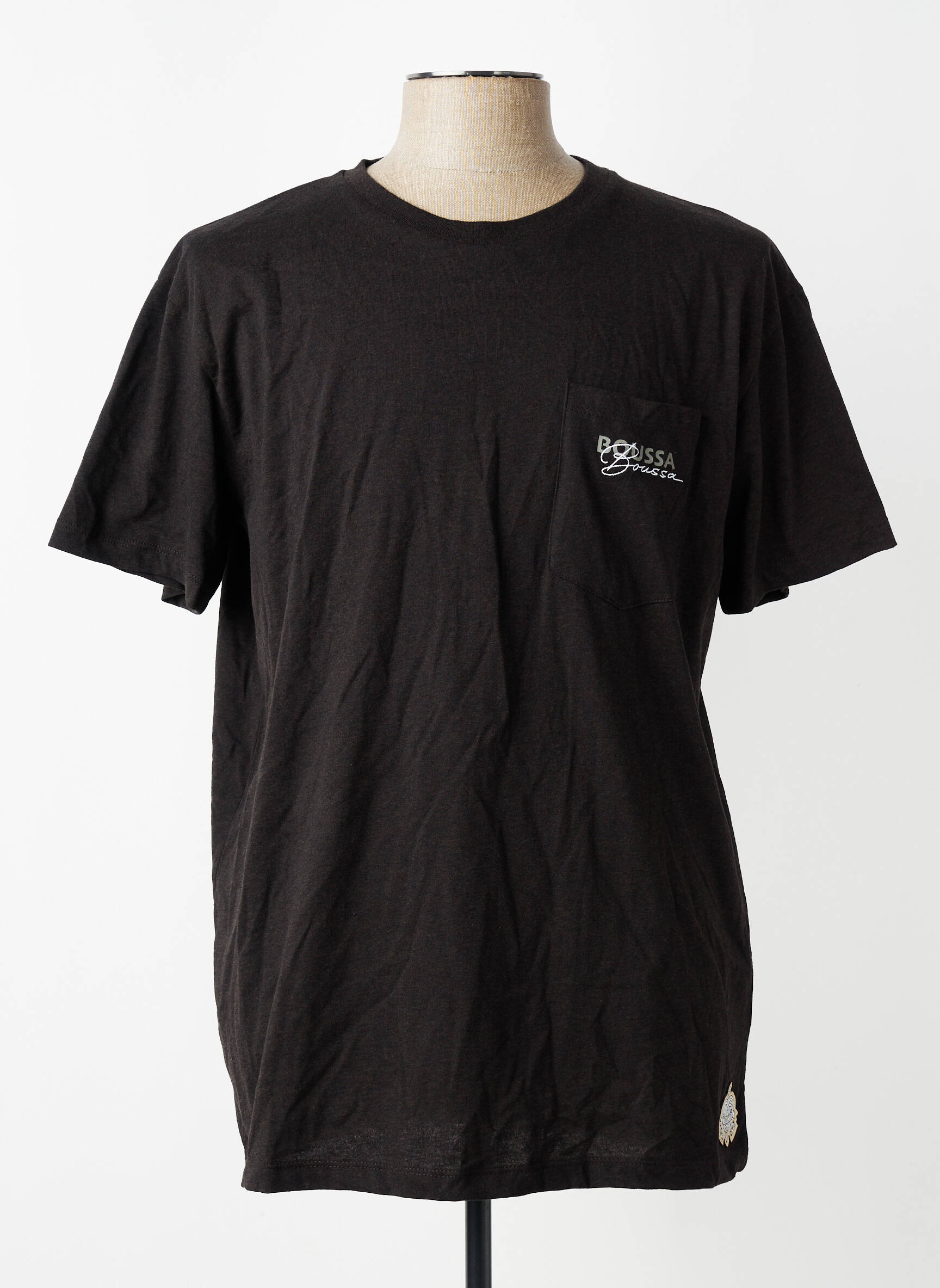 T-shirt marron TOURIST LEMC homme