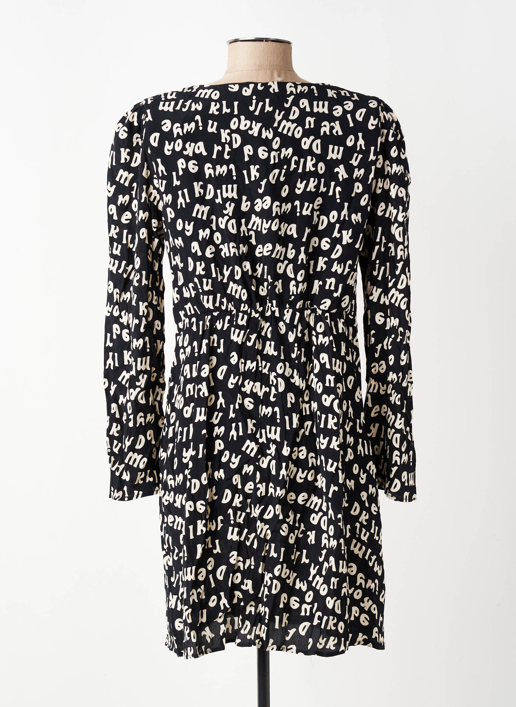 Robe courte noir MANGO femme