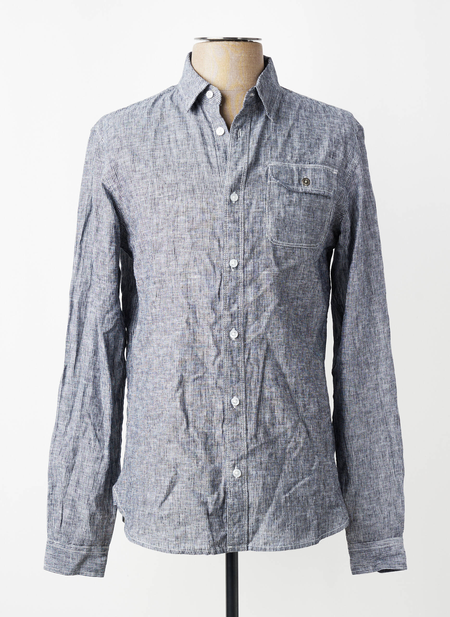 Chemise manches longues bleu PETROL INDUSTRIES homme