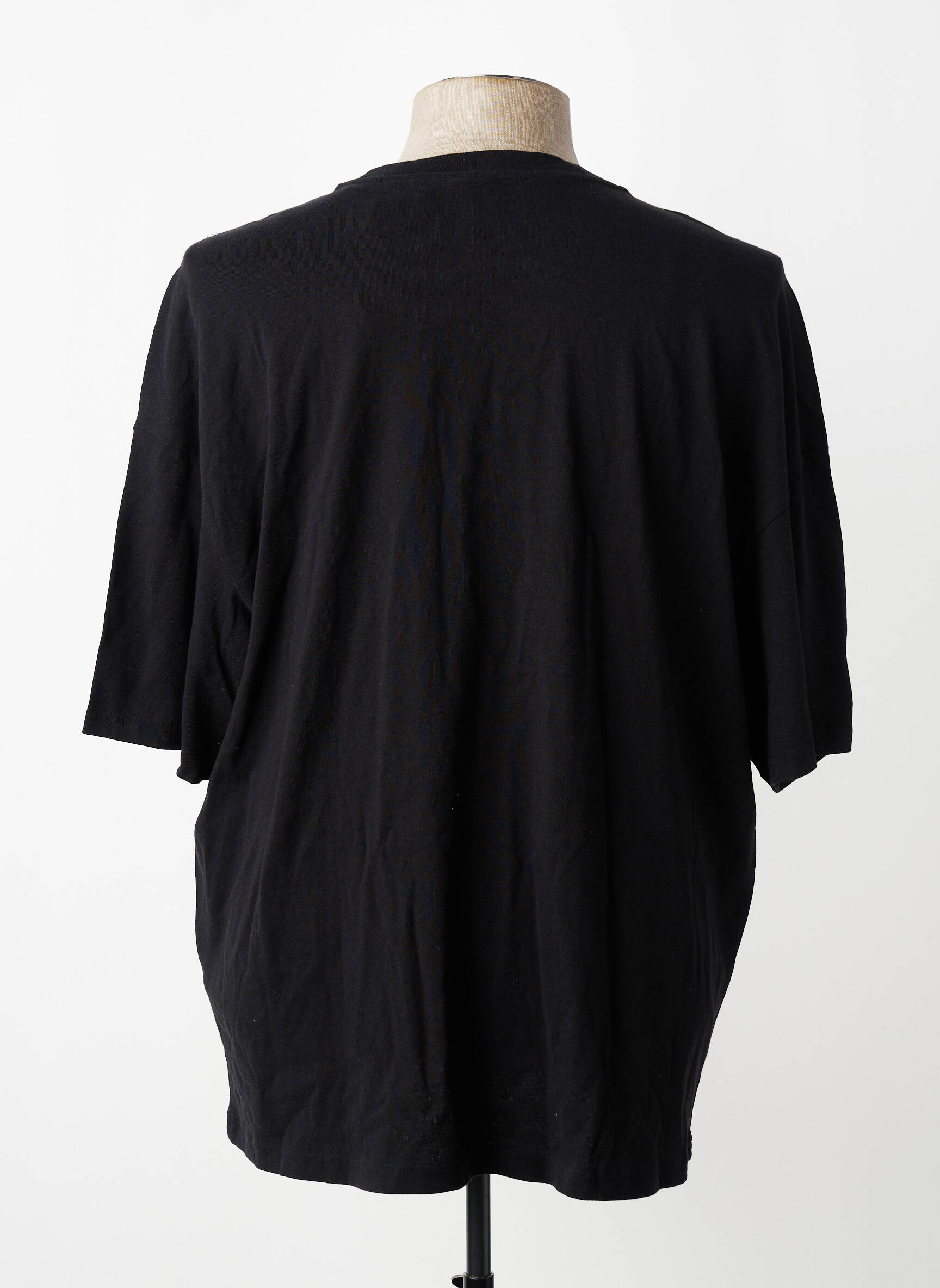 T-shirt col rond manches courtes noir JACK & JONES homme
