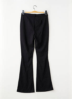 Pantalon flare fermeture zippée sous rabat avec crochet noir VERO MODA femme