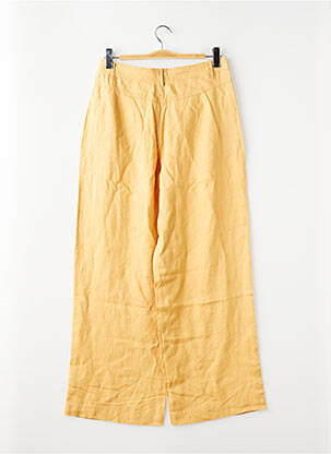 Pantalon large orange MANGO femme