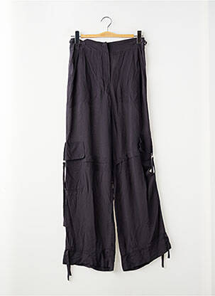 Pantalon cargo gris MANGO femme