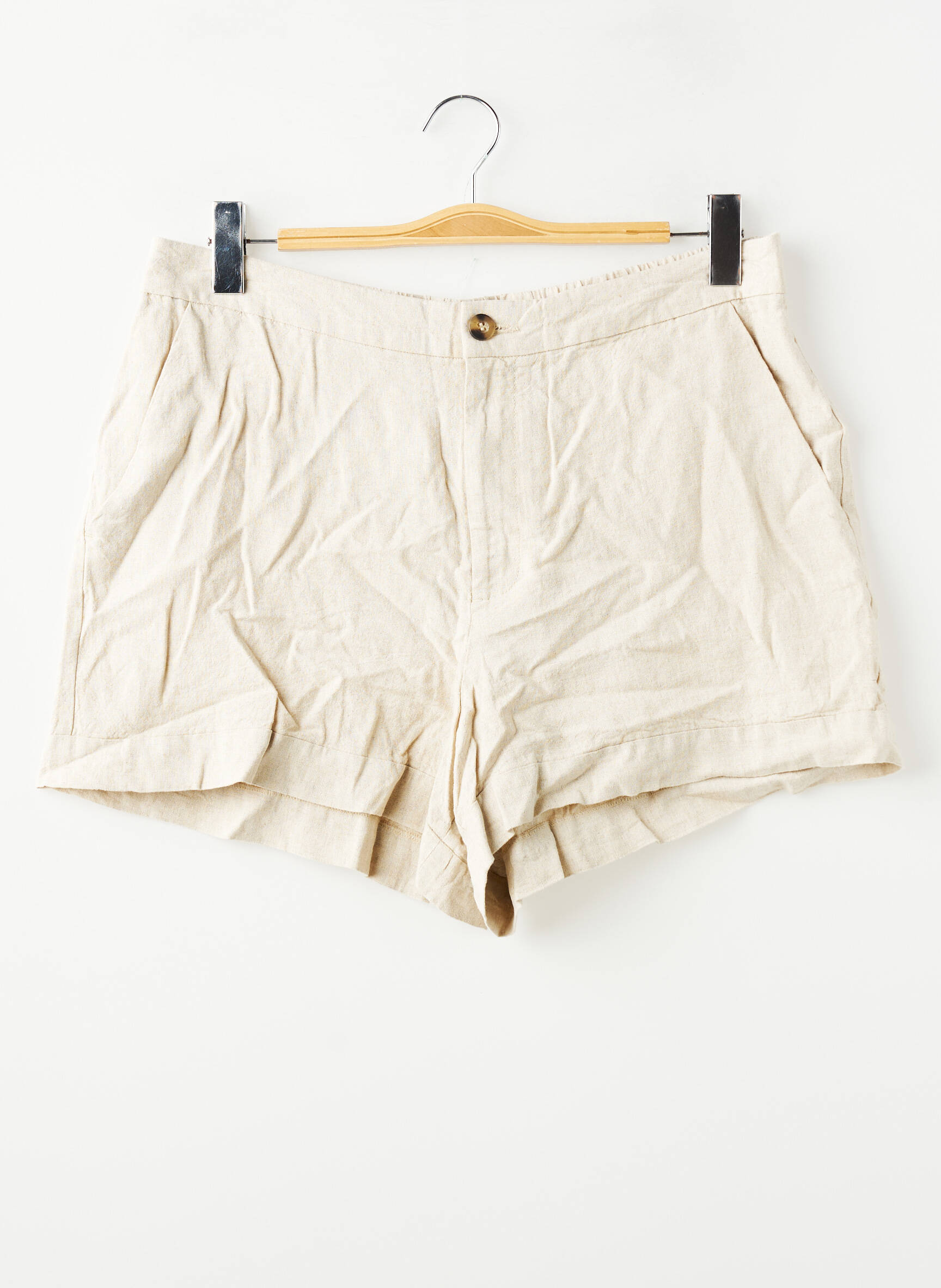 Short finition revers blanc JACQUELINE DE YONG femme