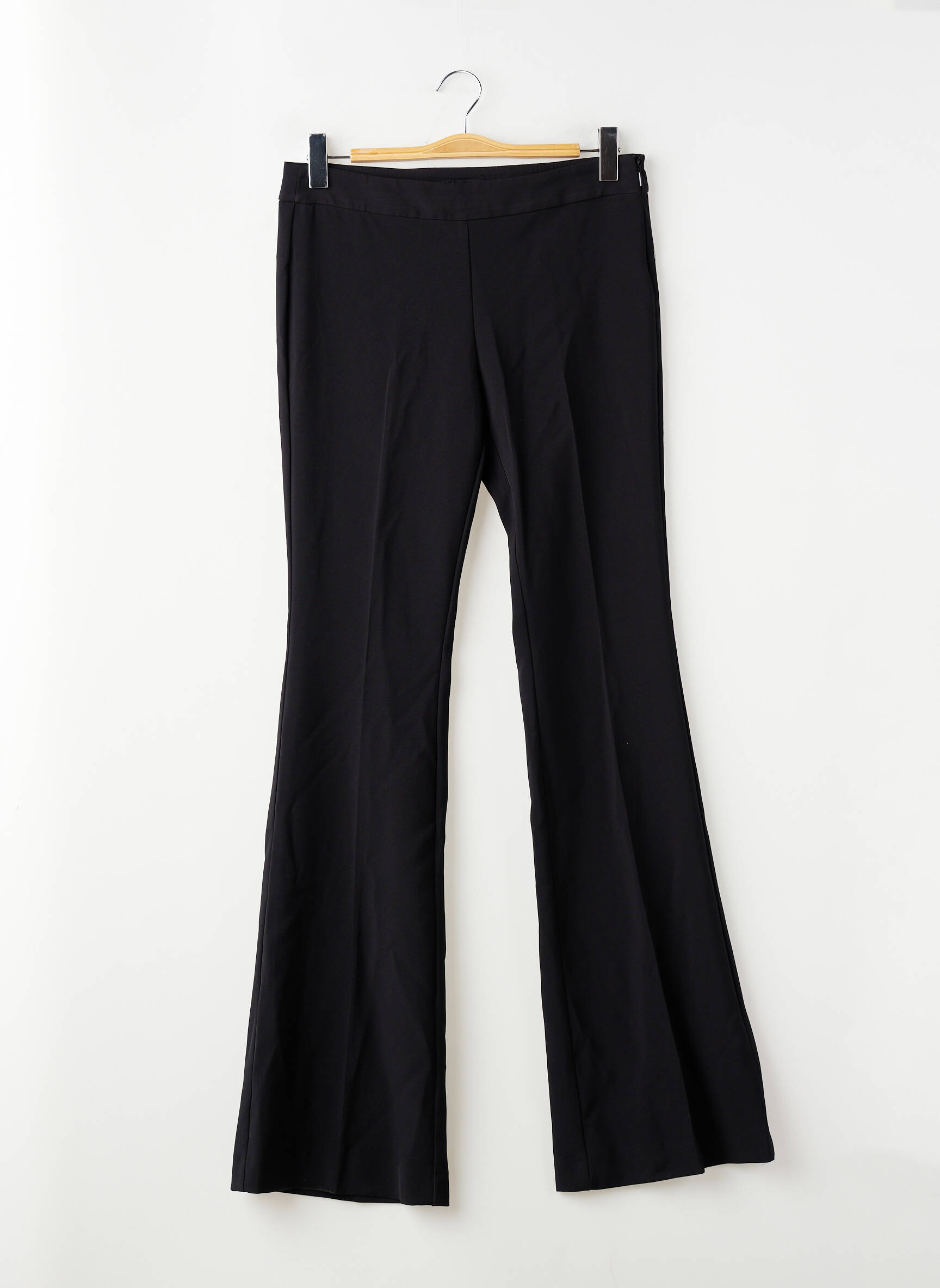 Pantalon droit noir MANGO femme