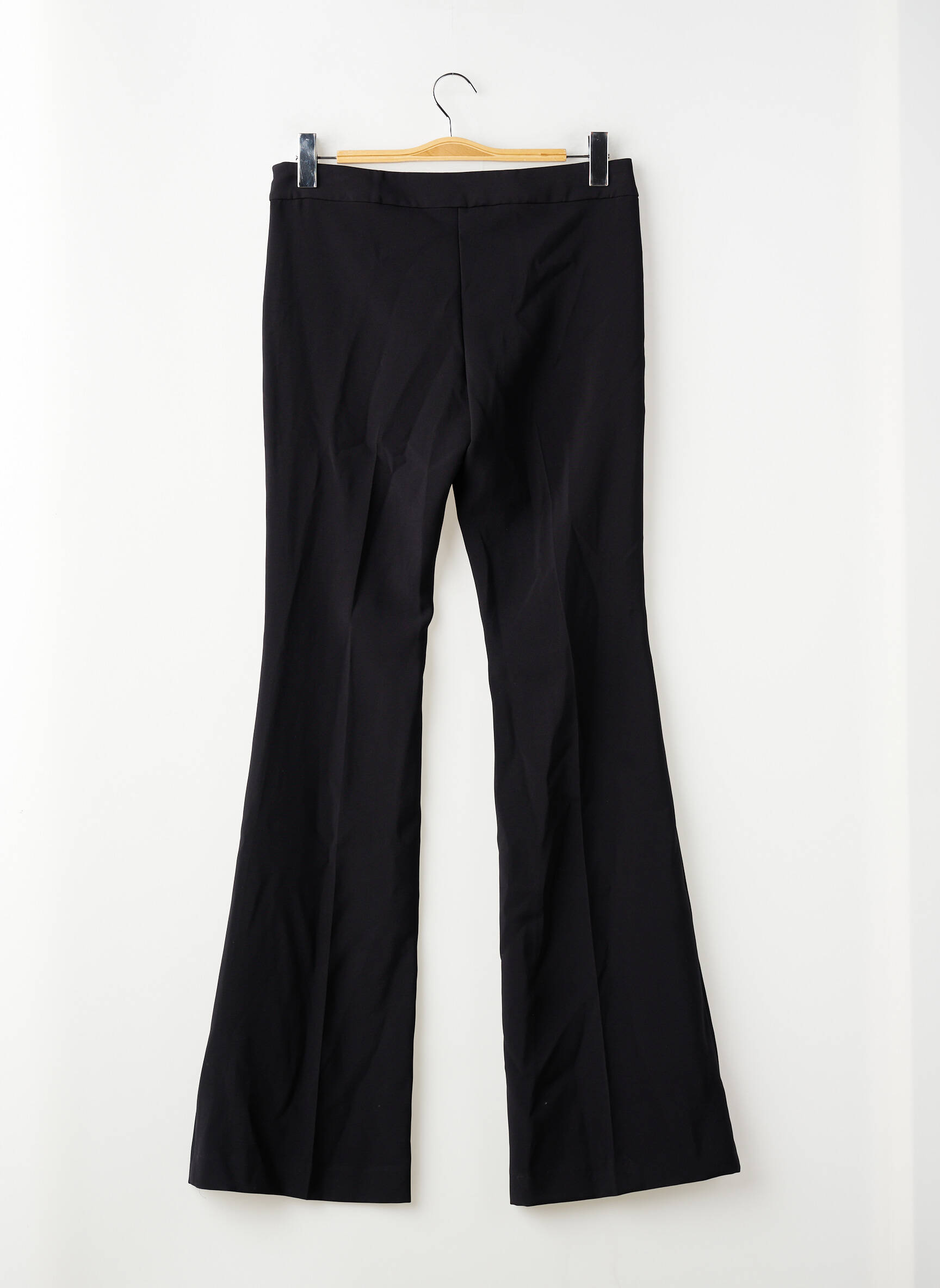 Pantalon droit noir MANGO femme