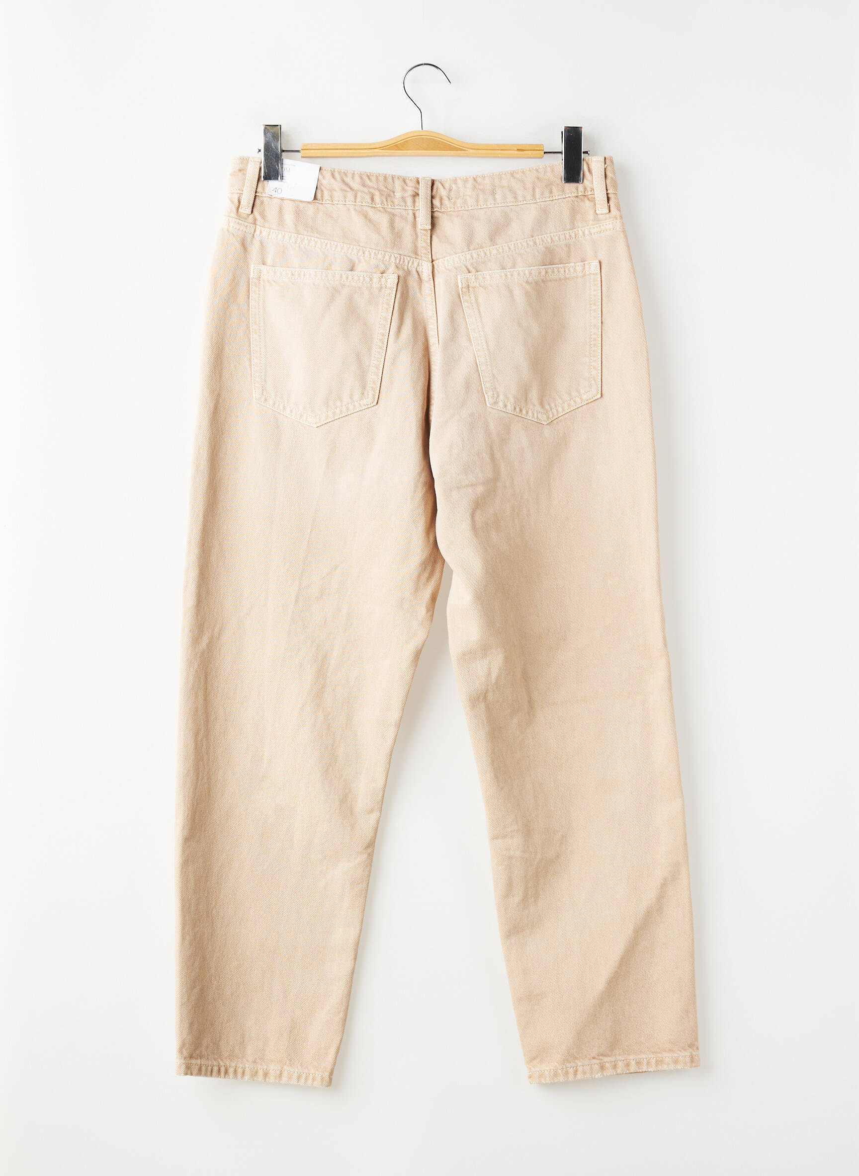 Jean coupe mom marron MANGO femme