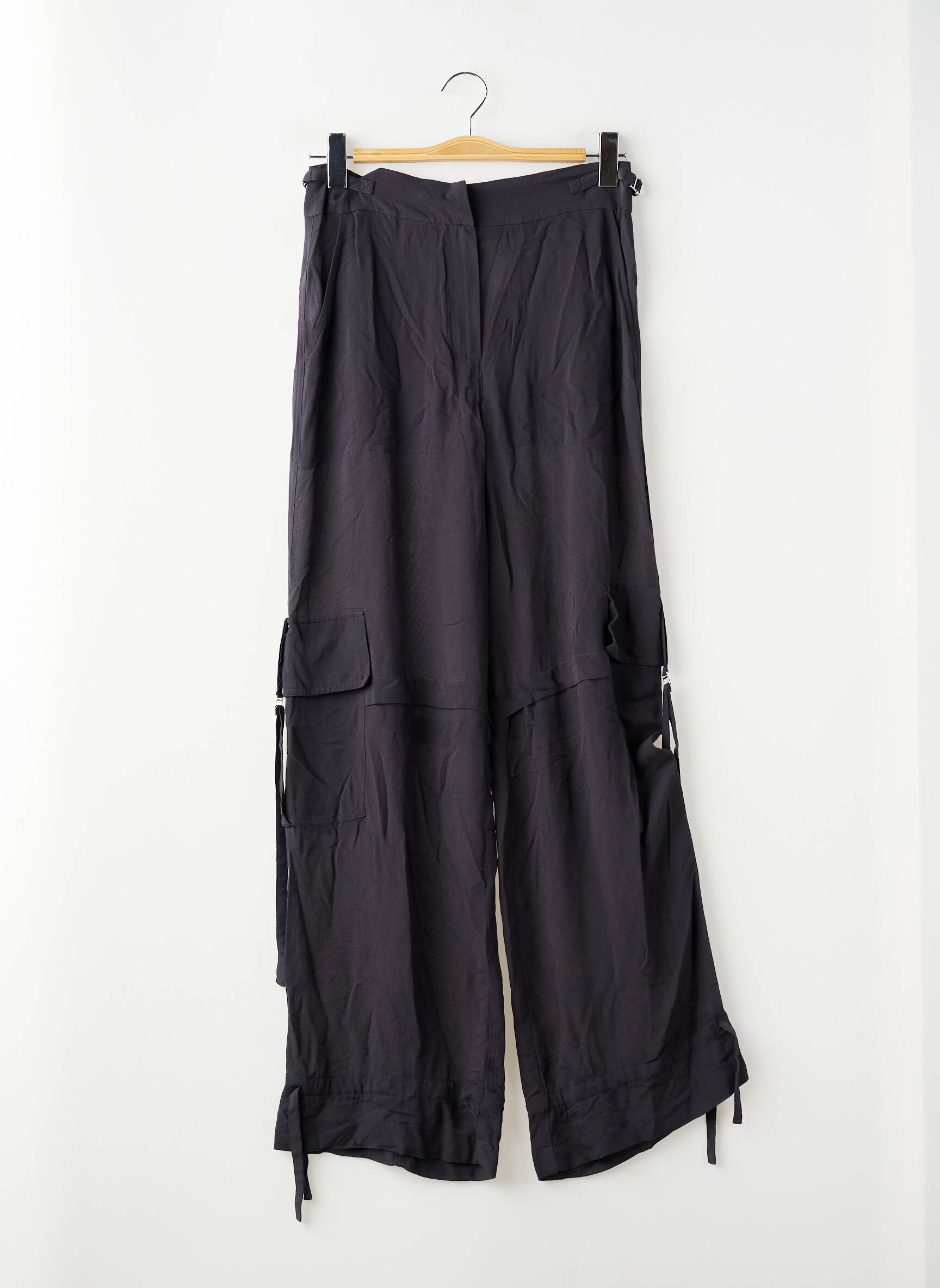 Pantalon cargo gris MANGO femme
