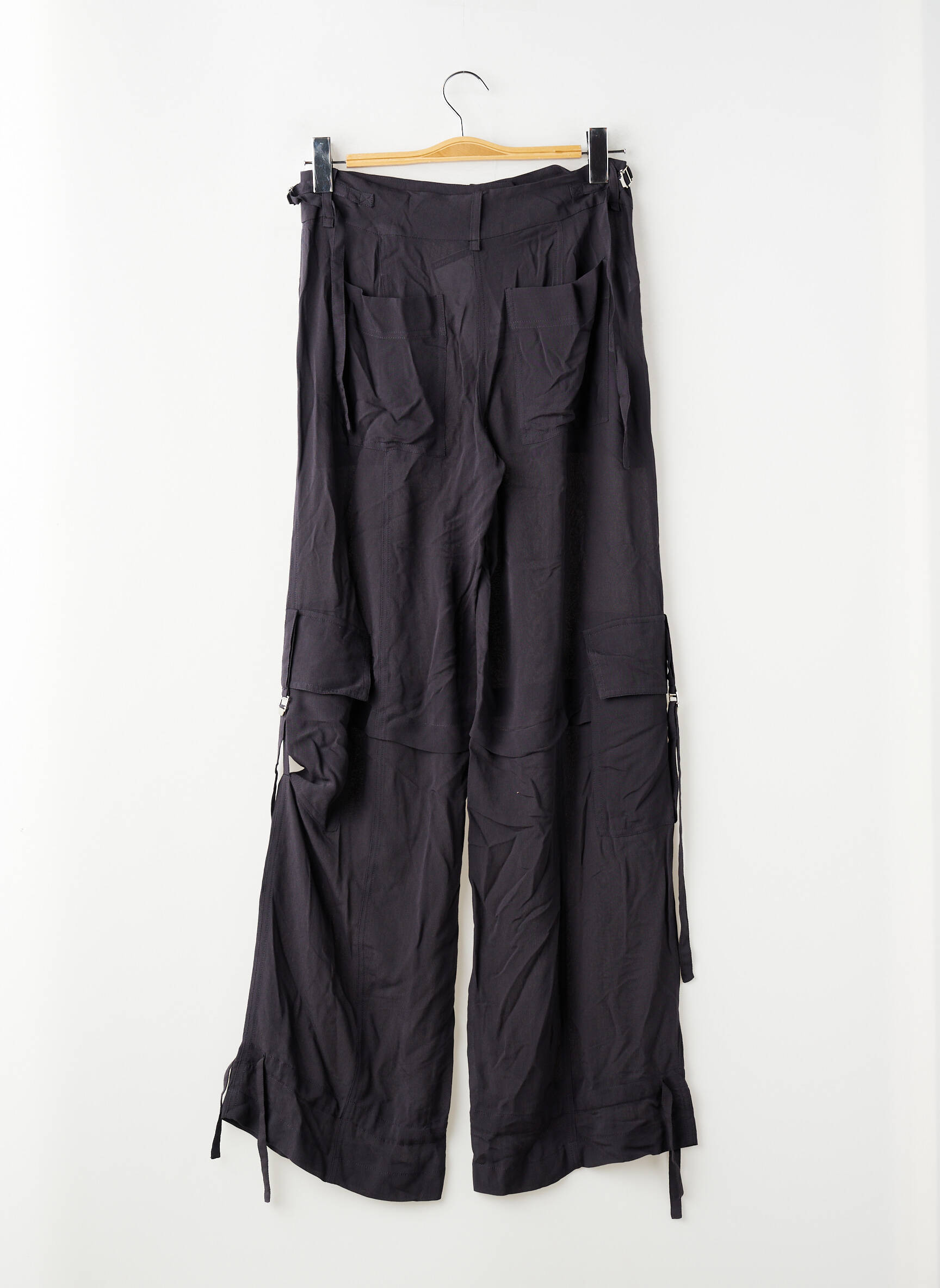 Pantalon cargo gris MANGO femme