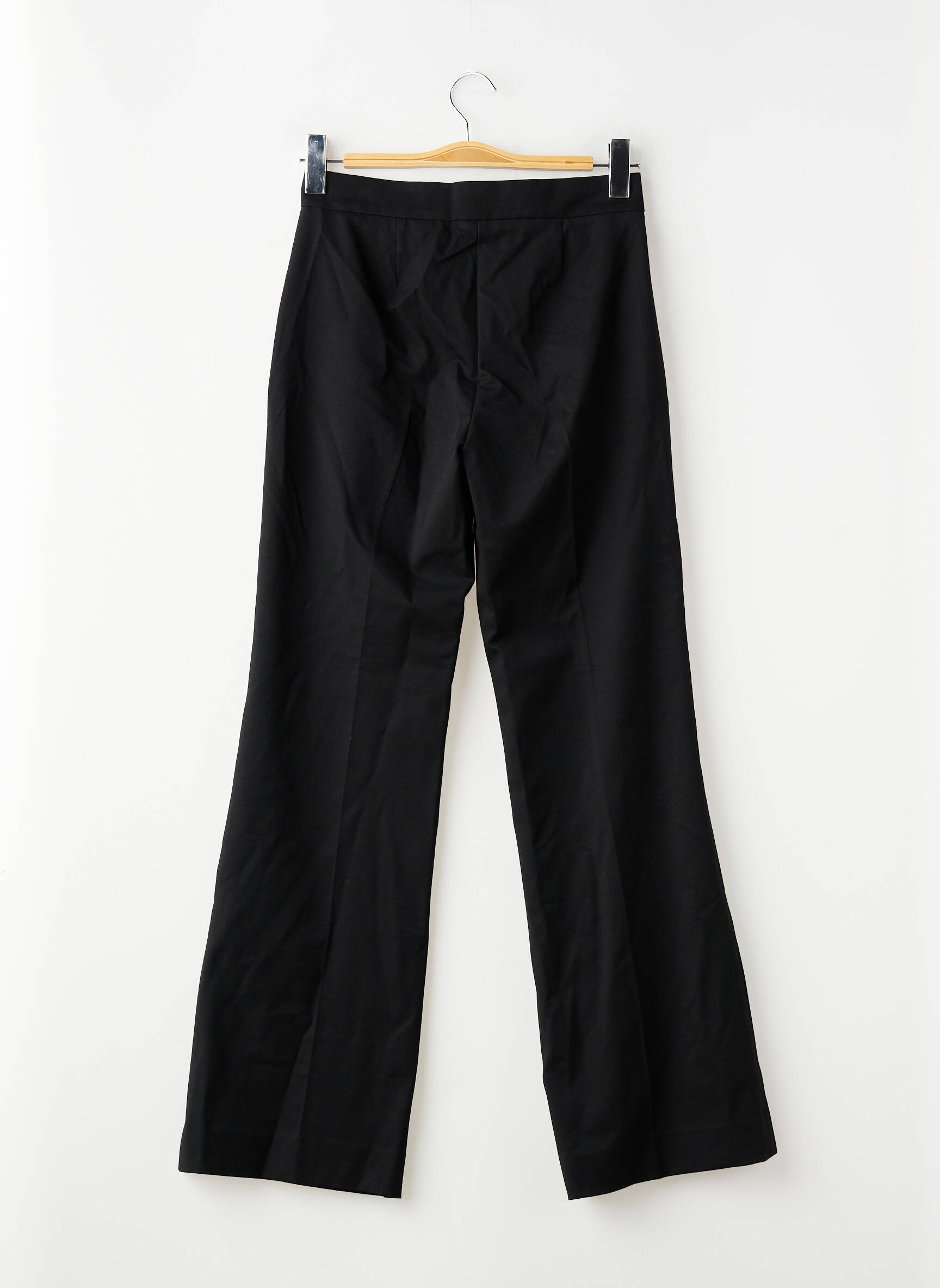 Pantalon droit noir MANGO femme