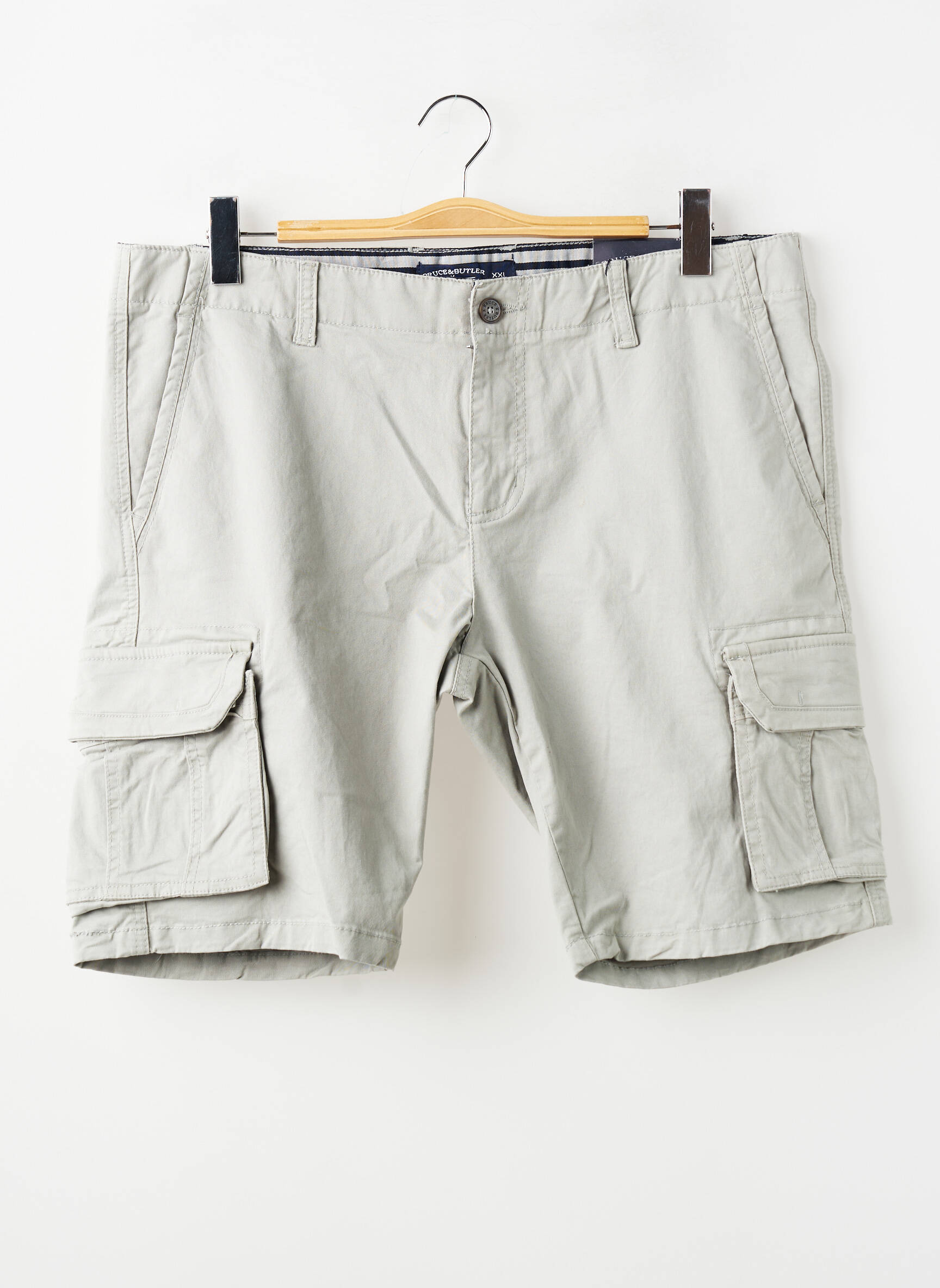 Bermuda gris BRUCE & BUTLER  homme