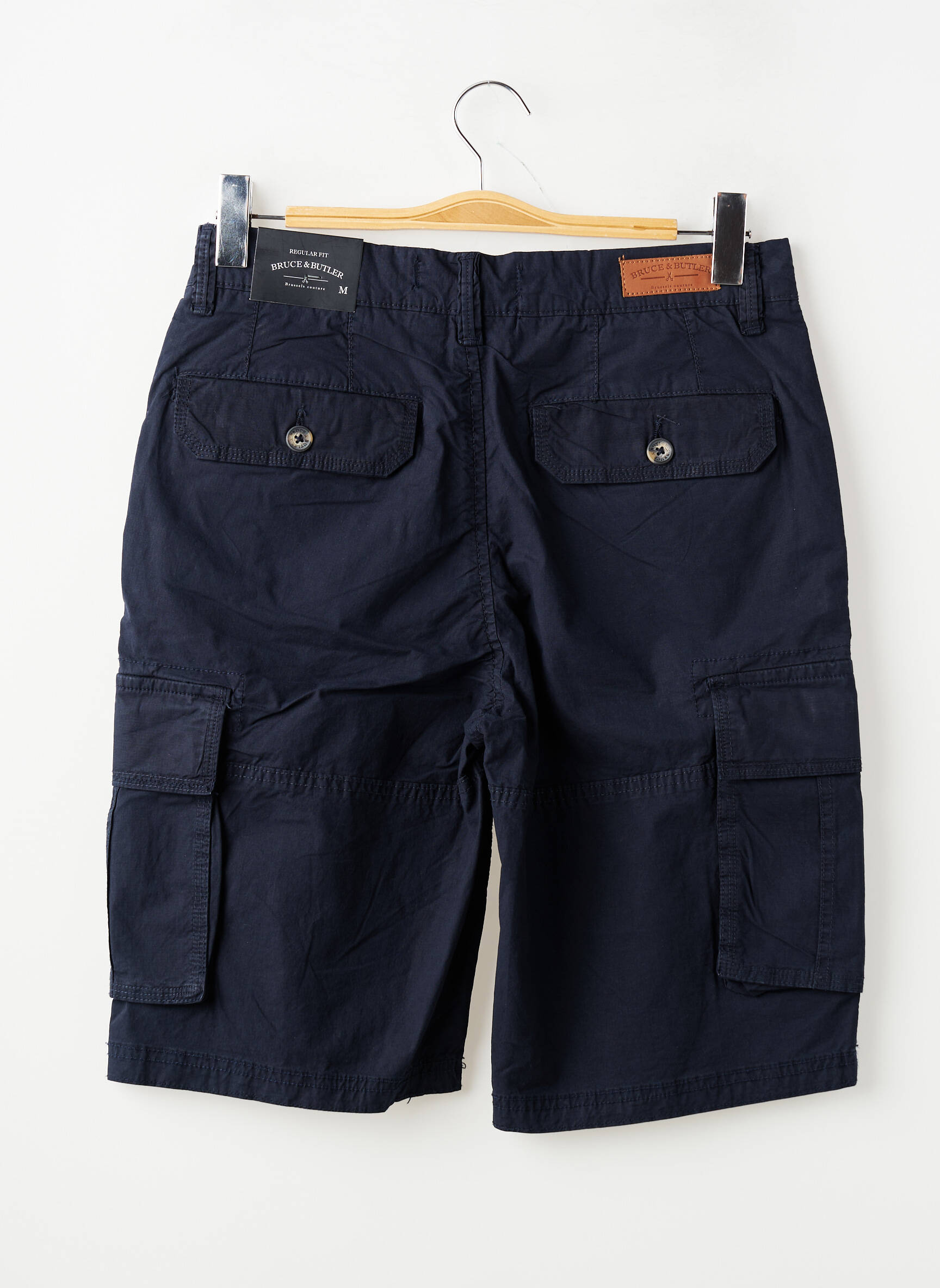Short bleu BRUCE & BUTLER  homme