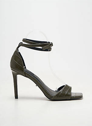 Sandales/nu pieds vert ONLY femme
