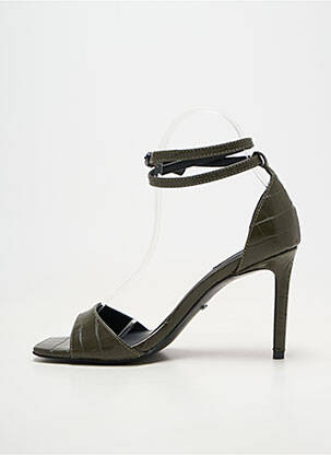 Sandales/nu pieds vert ONLY femme