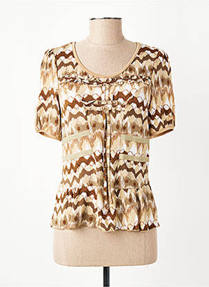 T-shirt marron MULTIPLES femme