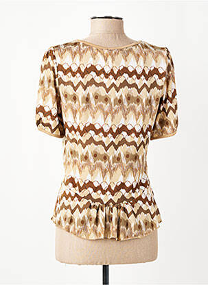 T-shirt marron MULTIPLES femme