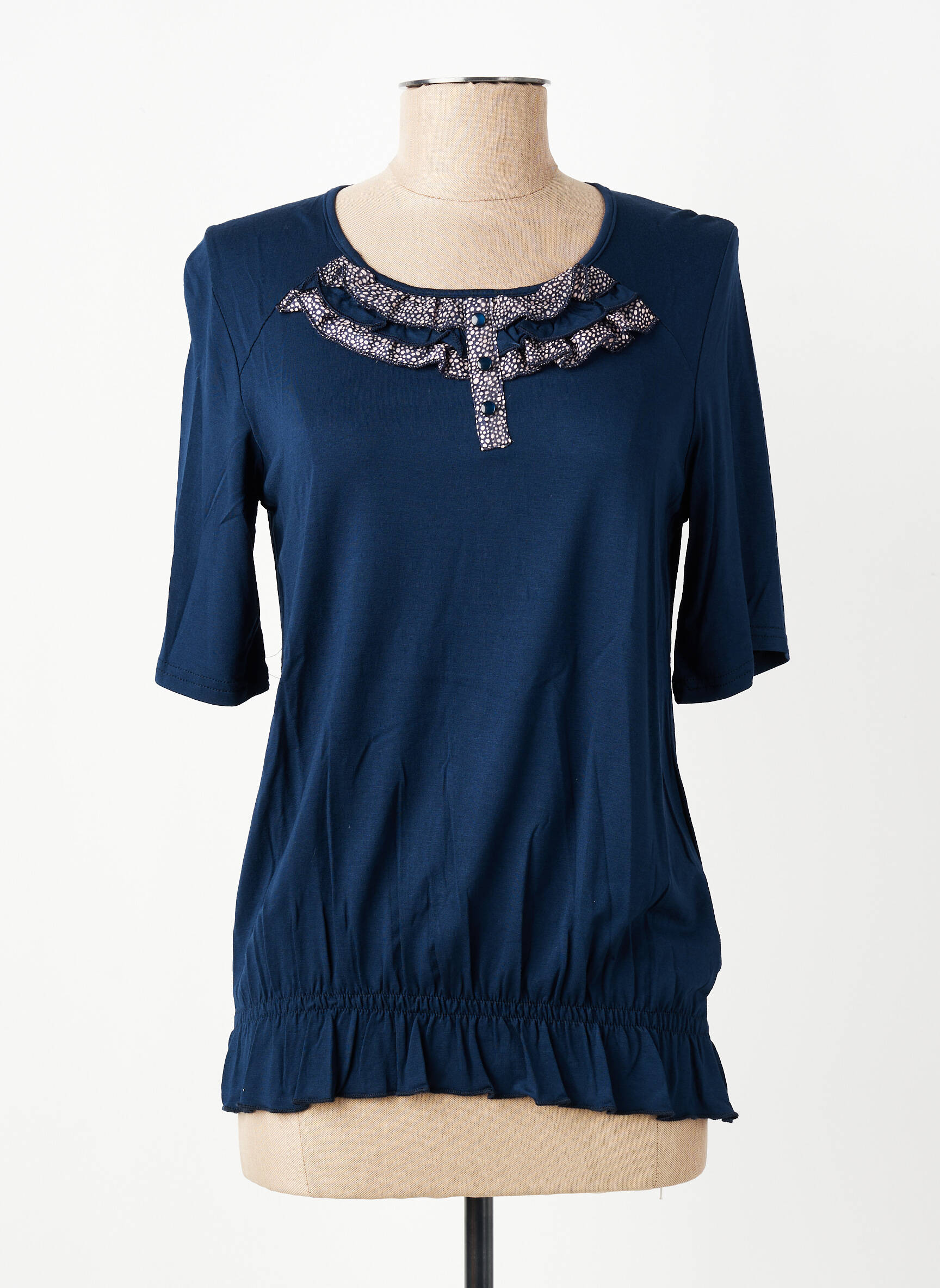 T-shirt bleu MULTIPLES femme