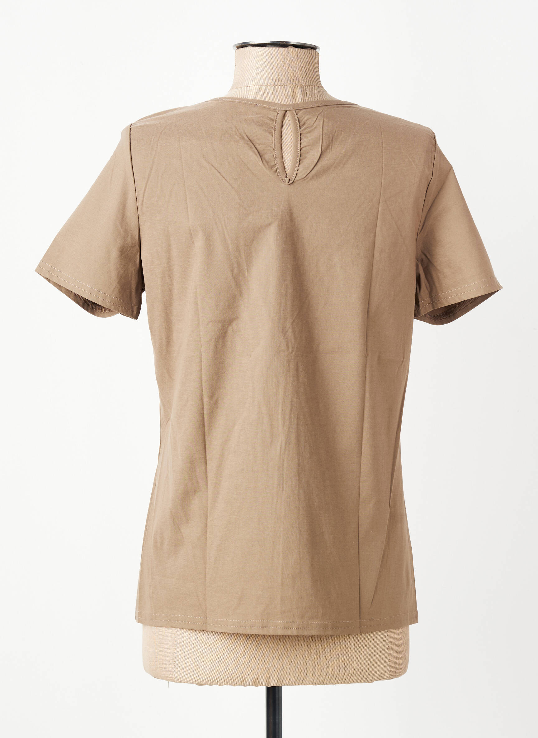 T-shirt beige MULTIPLES femme