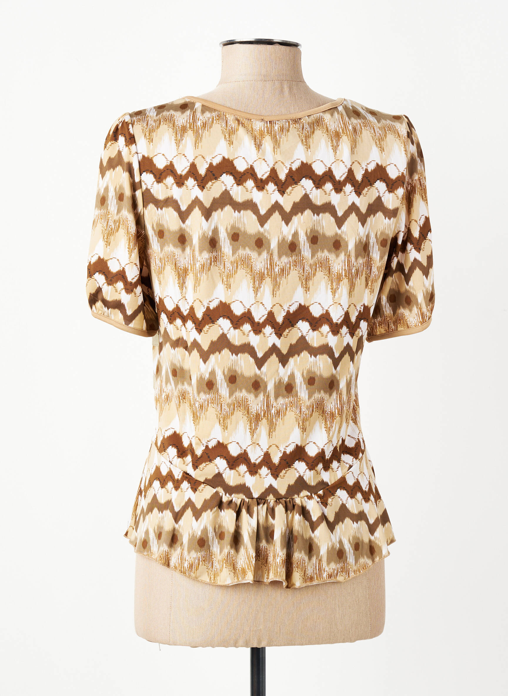 T-shirt marron MULTIPLES femme