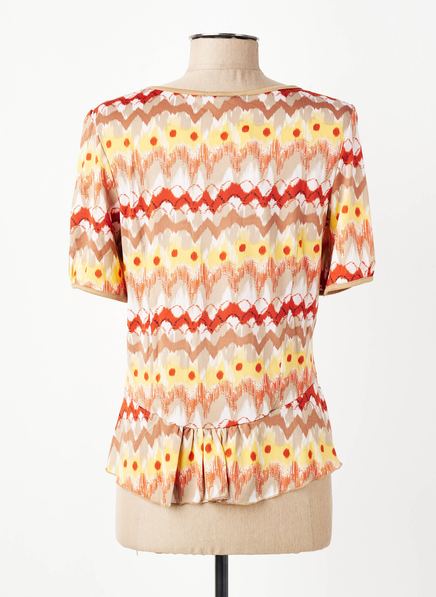 T-shirt orange MULTIPLES femme