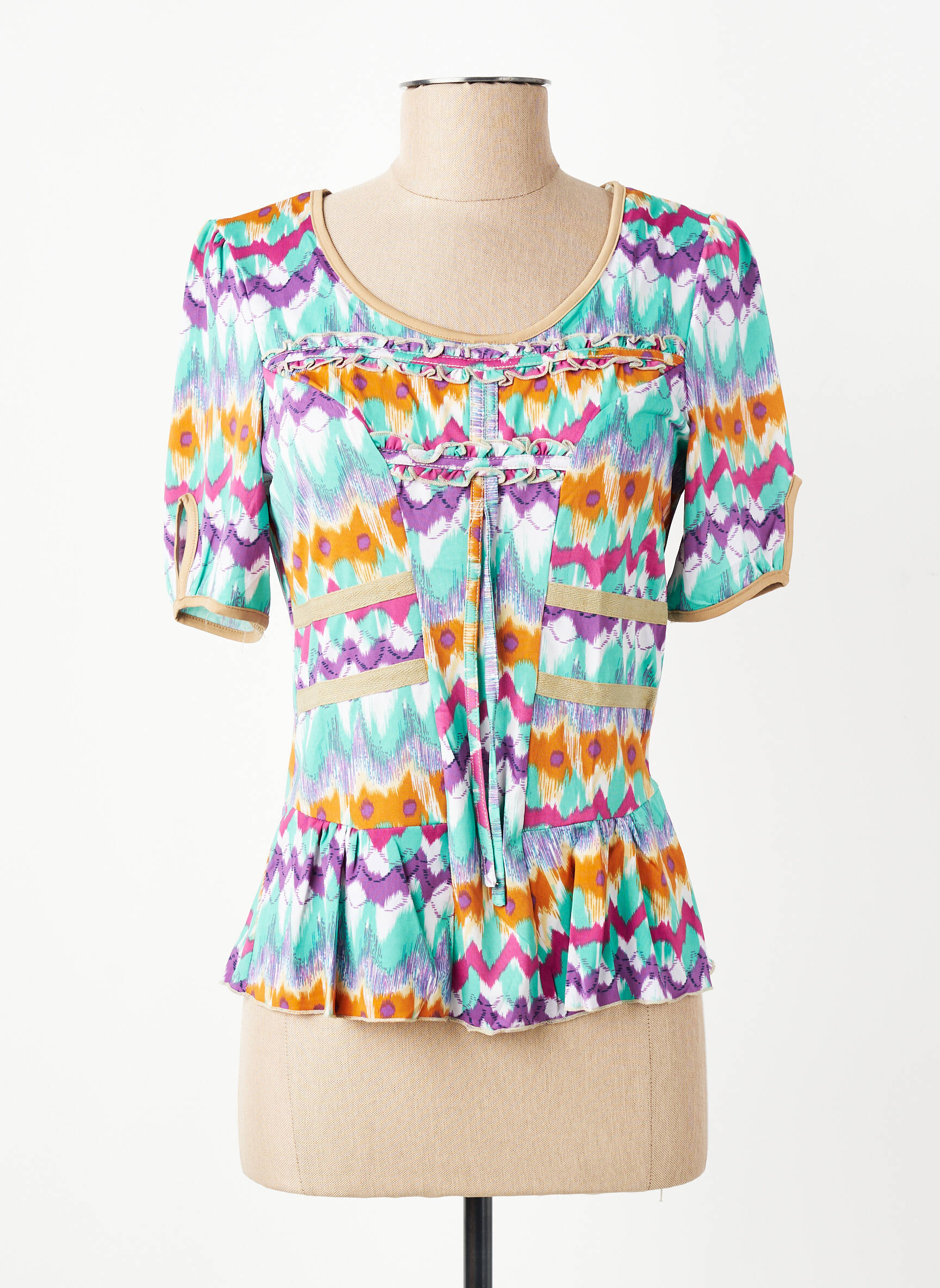 T-shirt vert MULTIPLES femme
