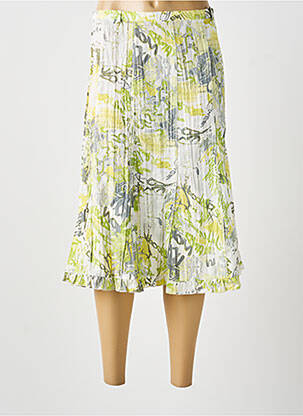 Jupe mi-longue vert MULTIPLES femme