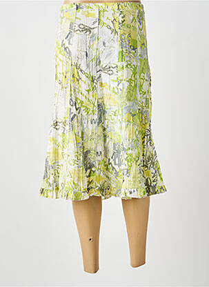 Jupe mi-longue vert MULTIPLES femme