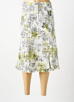 Jupe mi-longue gris MULTIPLES femme