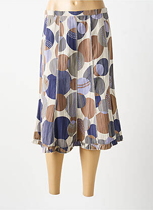 Jupe mi-longue violet MULTIPLES femme