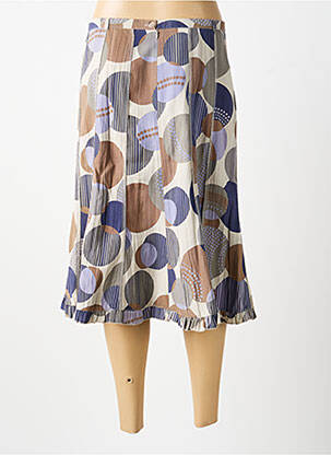 Jupe mi-longue violet MULTIPLES femme