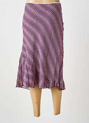 Jupe mi-longue violet MULTIPLES femme