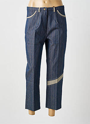 Pantalon 7/8 bleu MULTIPLES femme