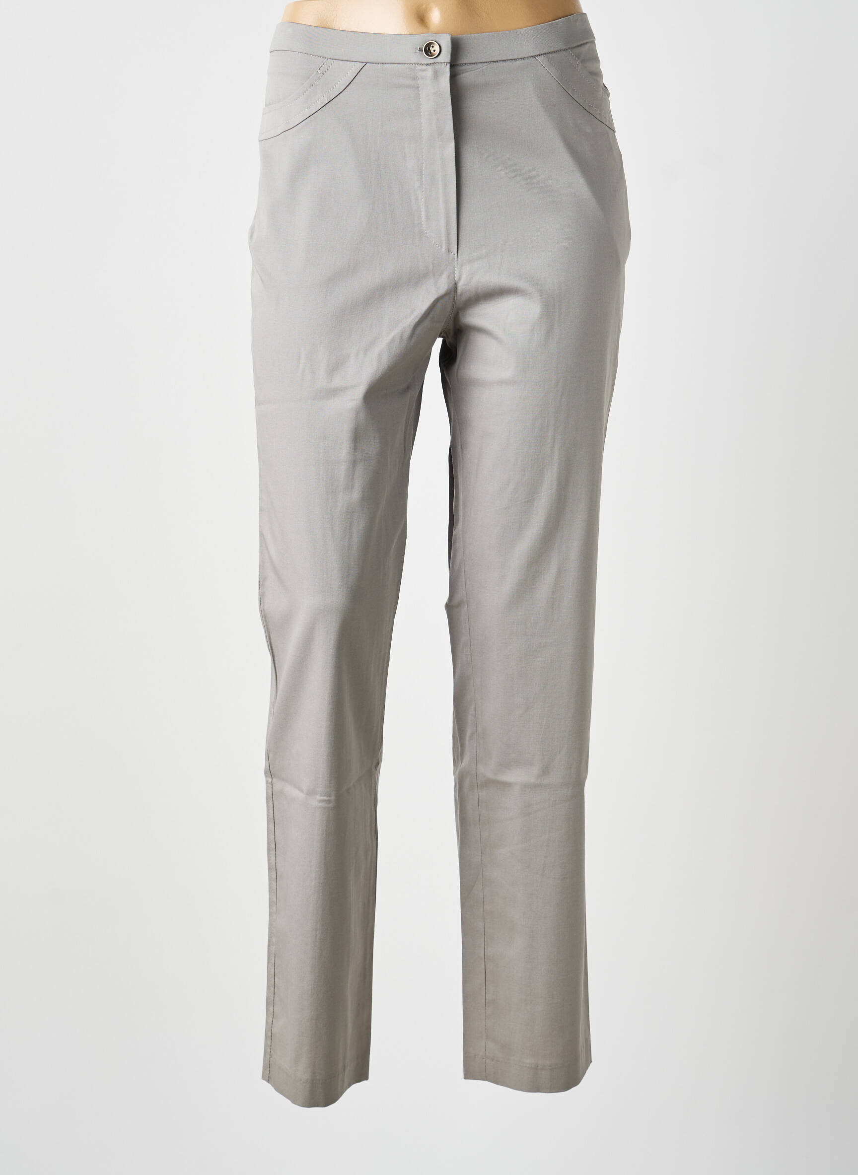 Pantalon 7/8 gris MULTIPLES femme