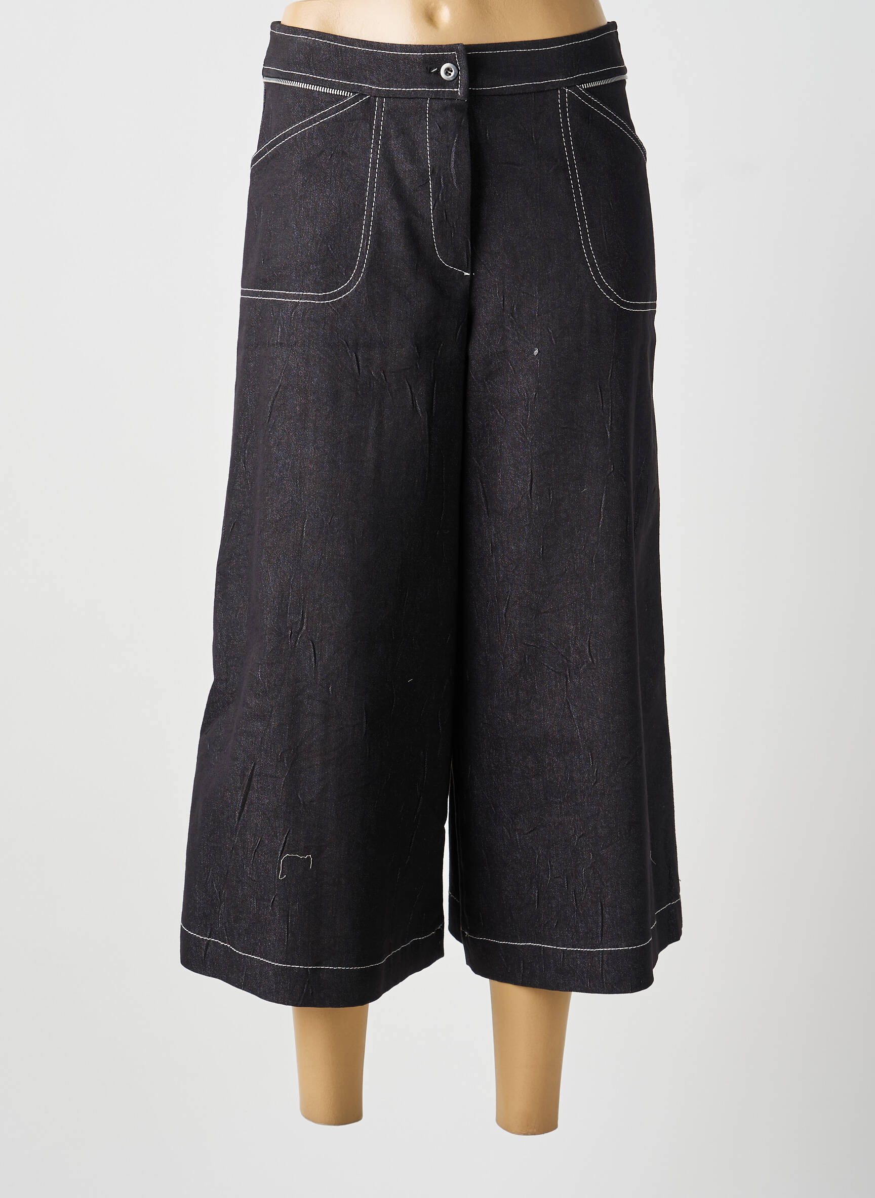 Pantalon 7/8 noir MULTIPLES femme