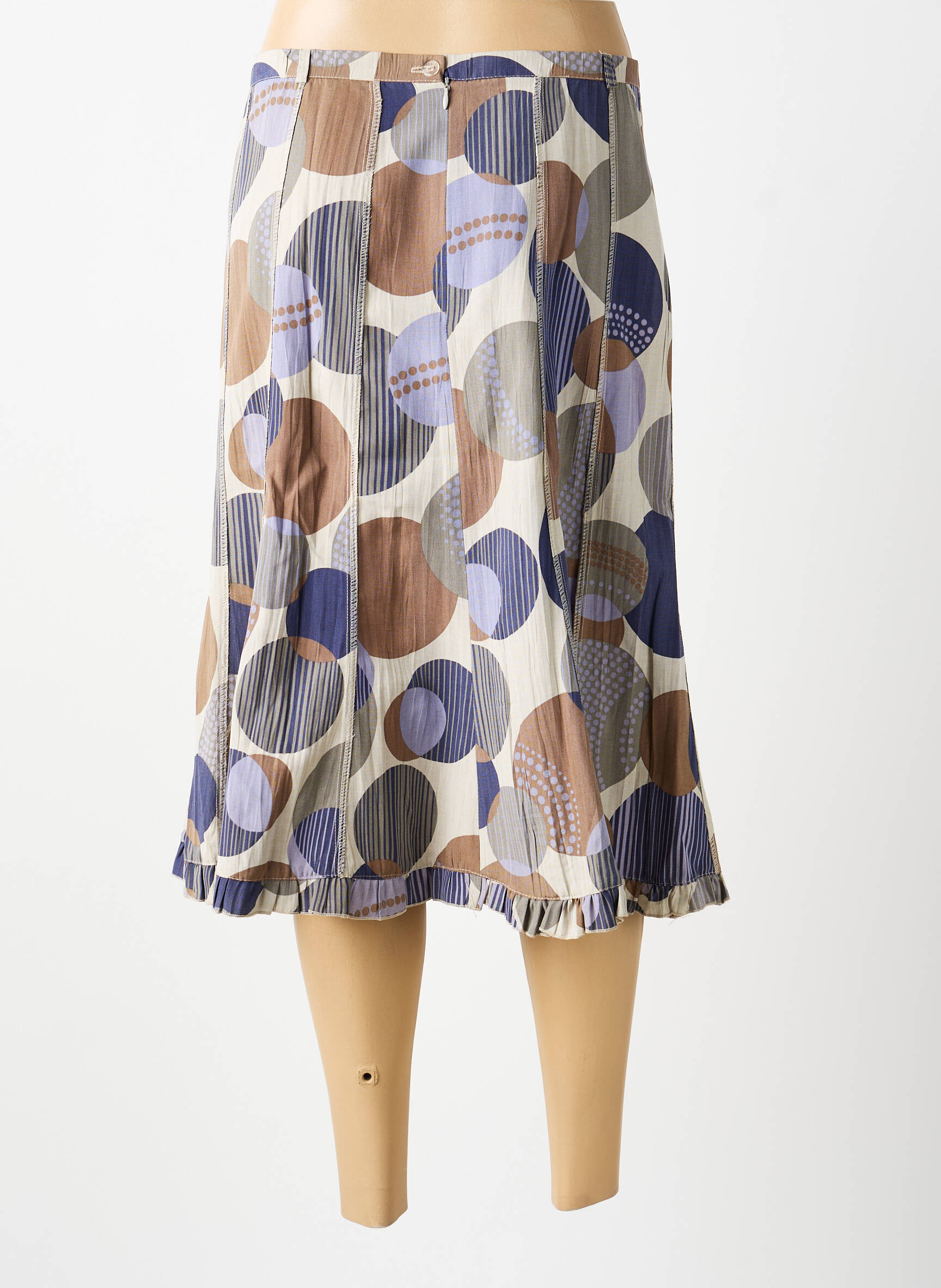 Jupe mi-longue violet MULTIPLES femme