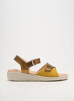 Sandales/nu pieds jaune PULSE femme