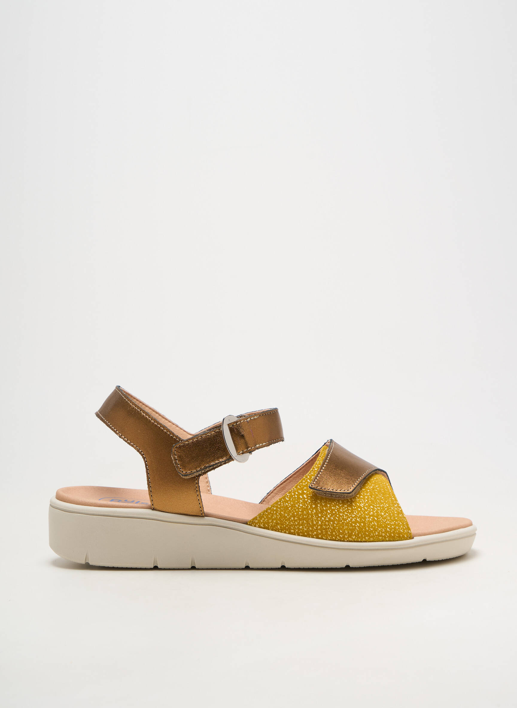 Sandales/nu pieds jaune PULSE femme