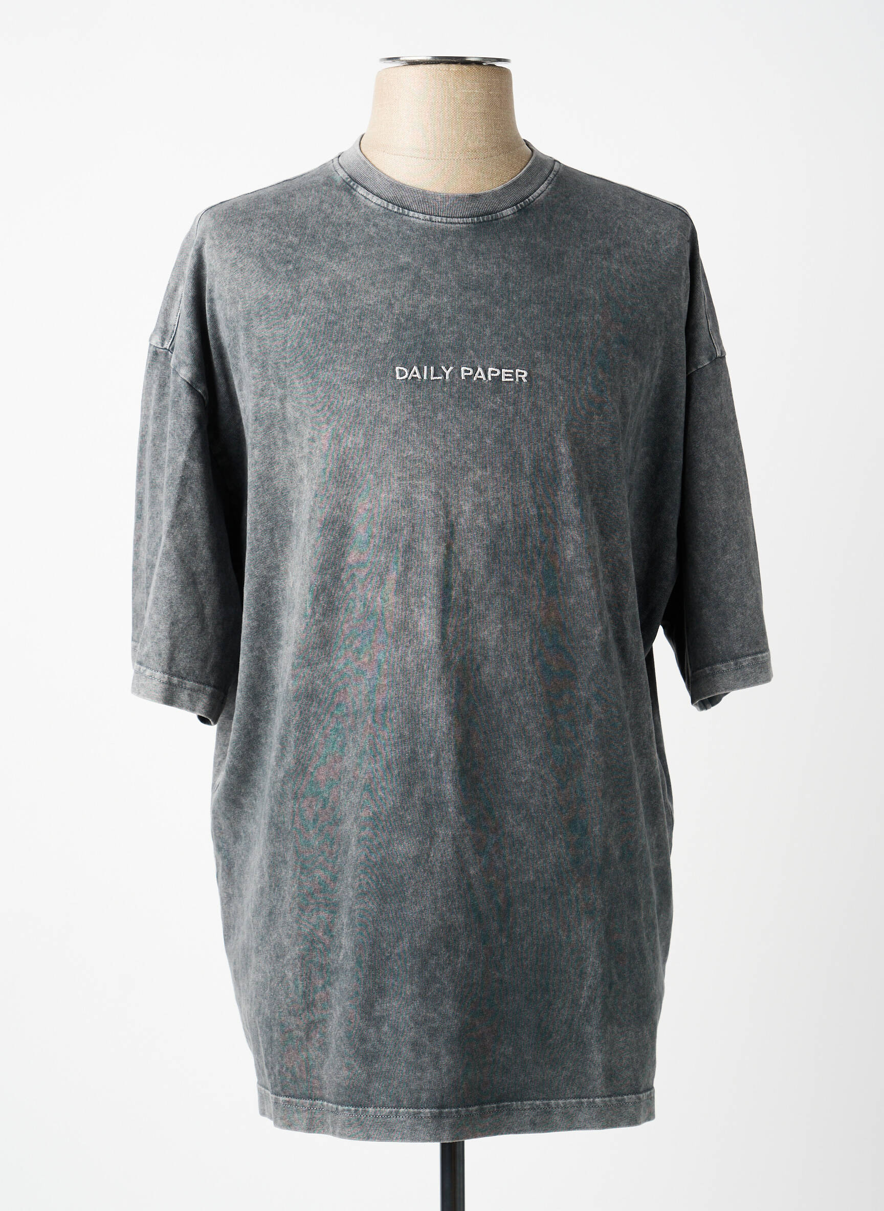 T-shirt gris DAILY PAPER homme