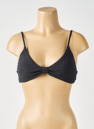 Maillot de bain 2 pièces noir PIECES femme