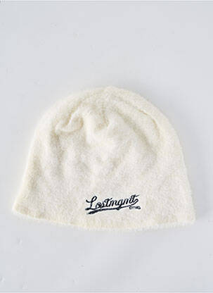 Bonnet beige LOST MANAGEMENT CITIES homme