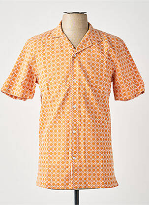 Chemise manches courtes orange EDMMOND STUDIOS homme