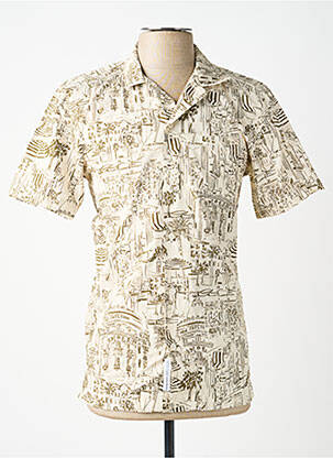 Chemise manches courtes vert EDMMOND STUDIOS homme