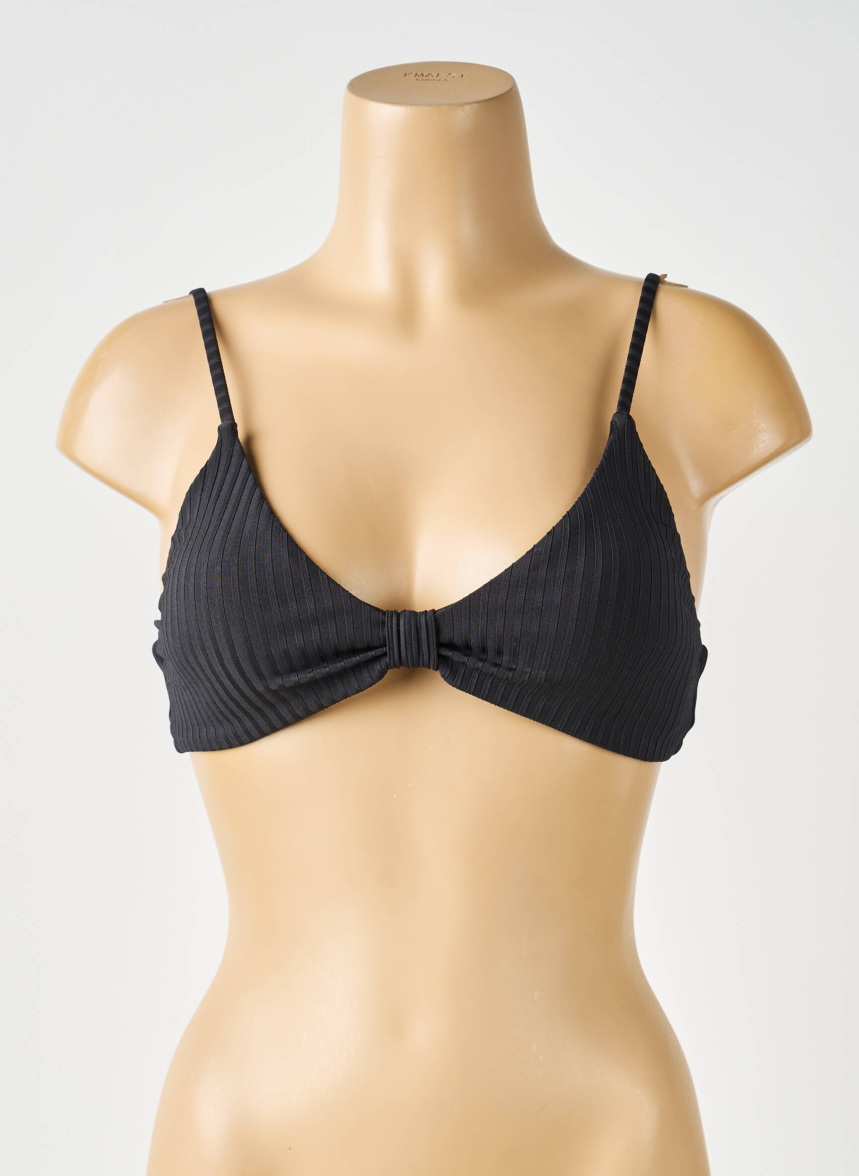 Maillot de bain 2 pièces noir PIECES femme