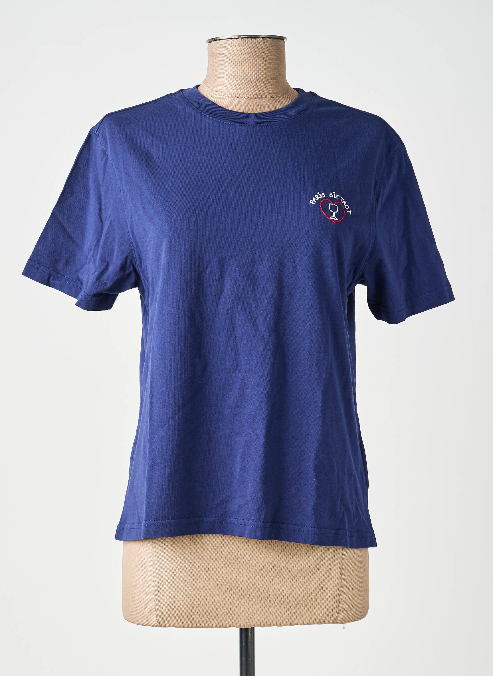 T-shirt bleu MAISON LABICHE femme