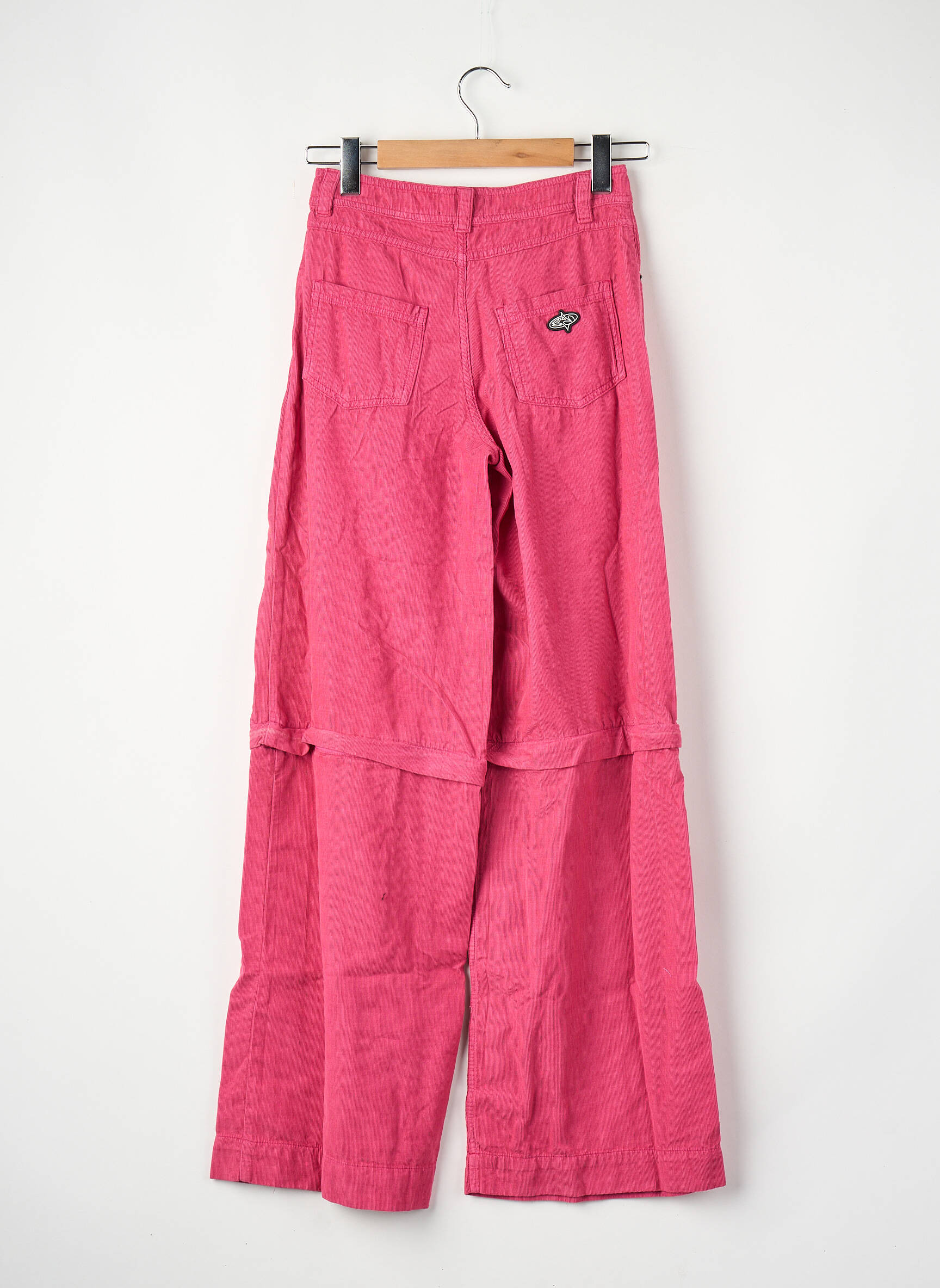 Pantalon droit rose BASIC PLEASURE MODE femme
