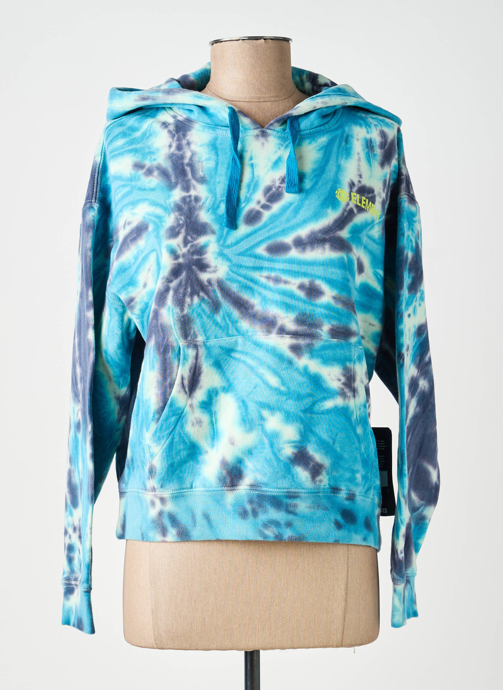 Sweat-shirt à capuche bleu ELEMENT femme