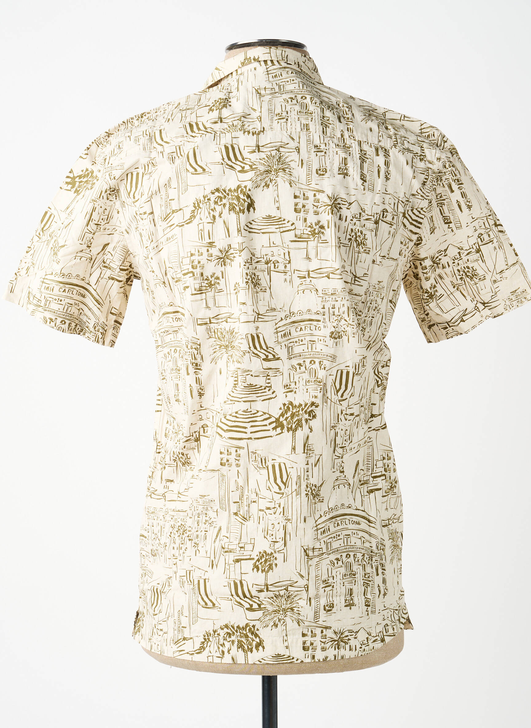 Chemise manches courtes vert EDMMOND STUDIOS homme