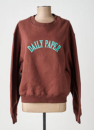 Sweat-shirt marron DAILY PAPER femme